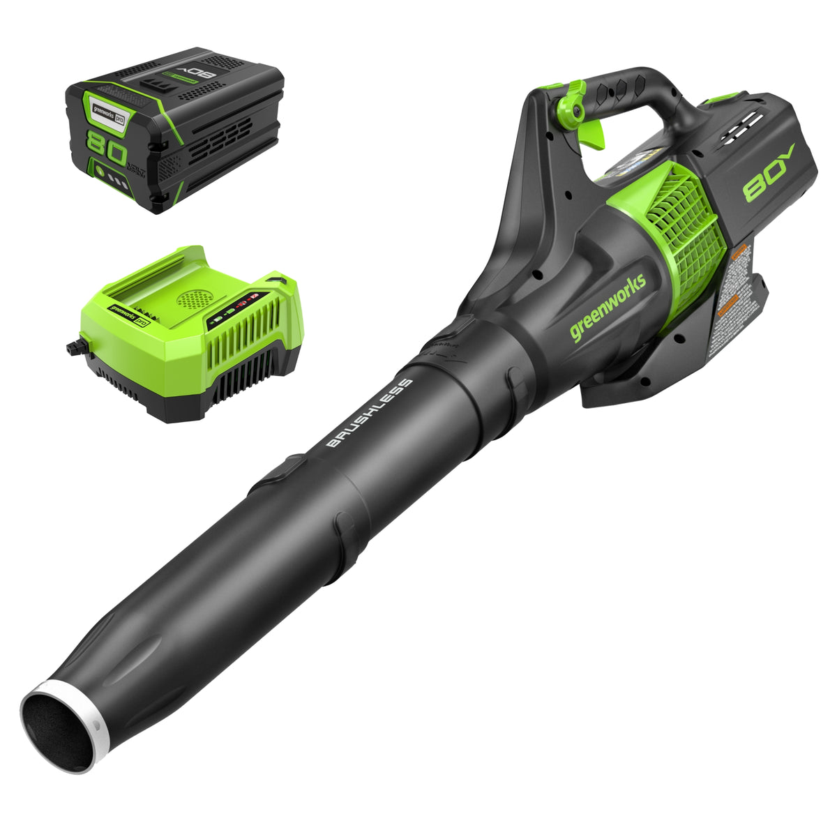 80V 145 MPH - 580 CFM Brushless Leaf Blower, 2.5Ah Battery and Charger Included - BL80L2510