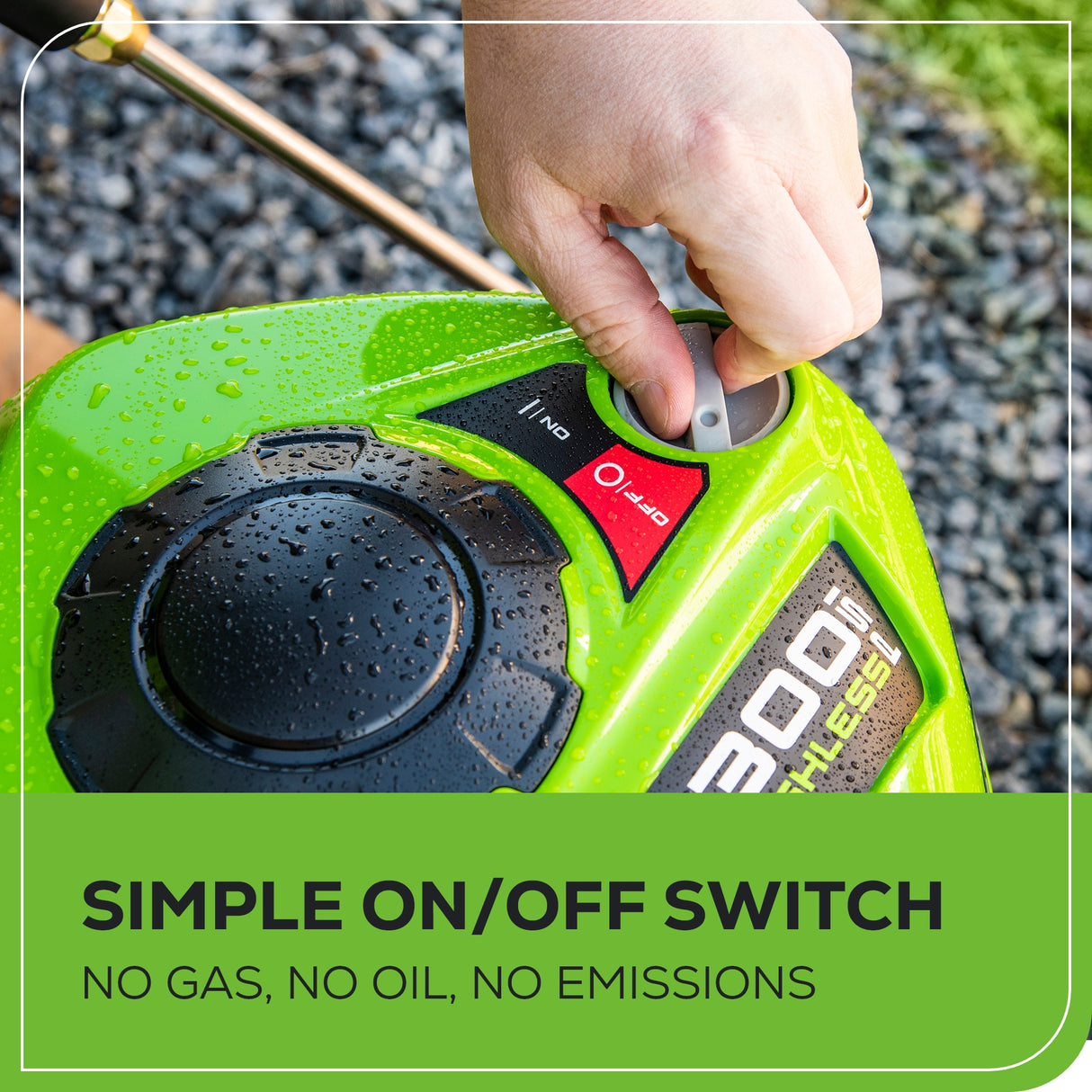 2300 PSI 1.2 GPM 14 Amp Brushless Pressure Washer - GPW2300