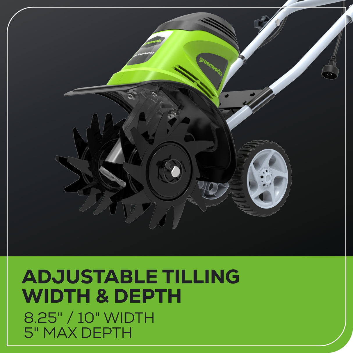 8 Amp 10" Corded Cultivator