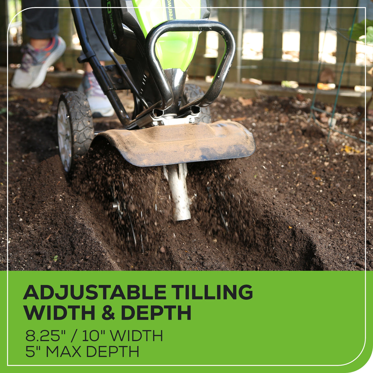 Cultivateur 80 V, 10 pouces (Outil seulement) – TL80L00