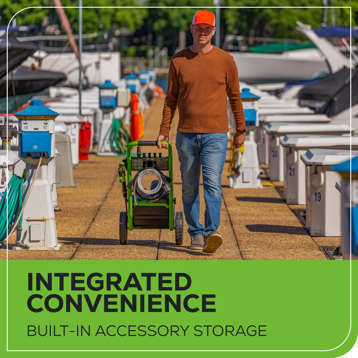 Laveuse à pression 80 V, 3000 PSI (lb/po²), 2,0 GPM (Outil seulement)