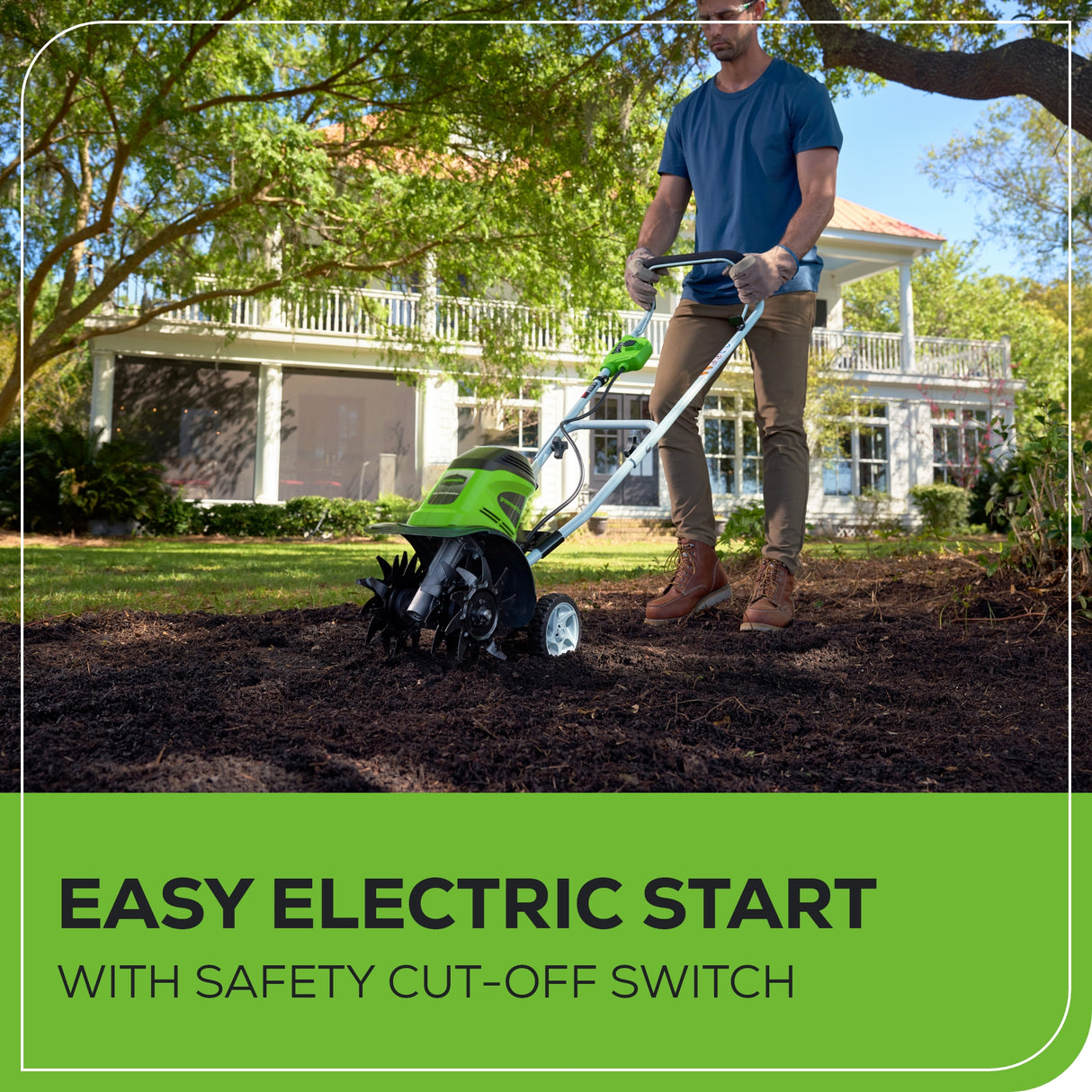 8 Amp 10" Corded Cultivator