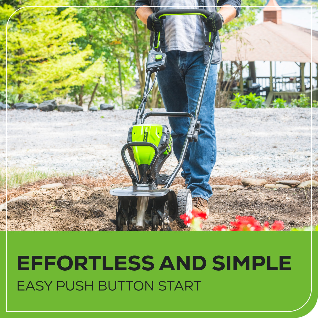 Cultivateur 80 V, 10 pouces (Outil seulement) – TL80L00