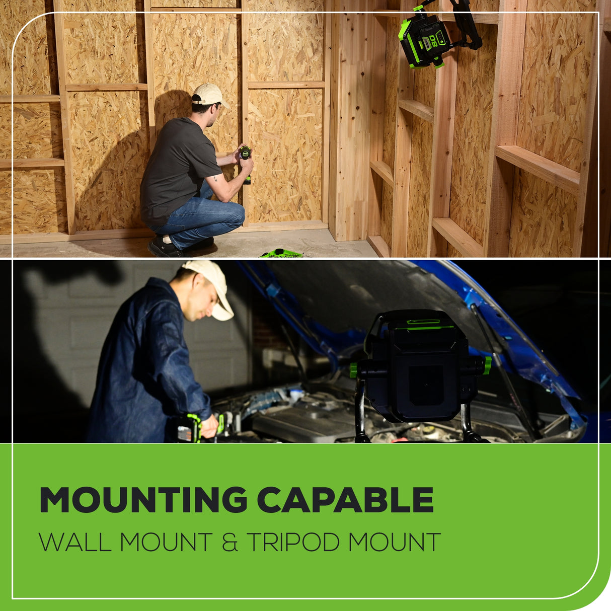 Lampe de travail à DEL 80 V, CA/CC 2 500 lumens (Outil seulement)