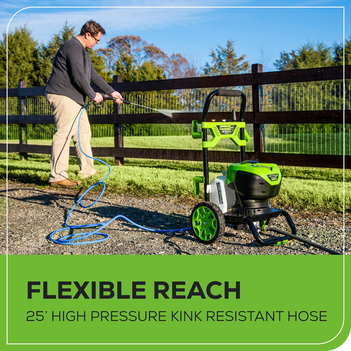 2300 PSI 1.2 GPM 14 Amp Brushless Pressure Washer - GPW2300