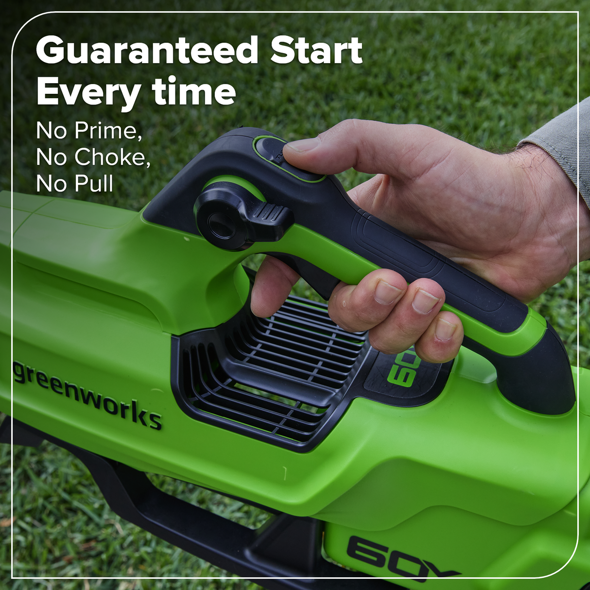 60V 630 CFM - 170 MPH Leaf Blower, 2.5Ah Battery and 3 Amp Charger Included