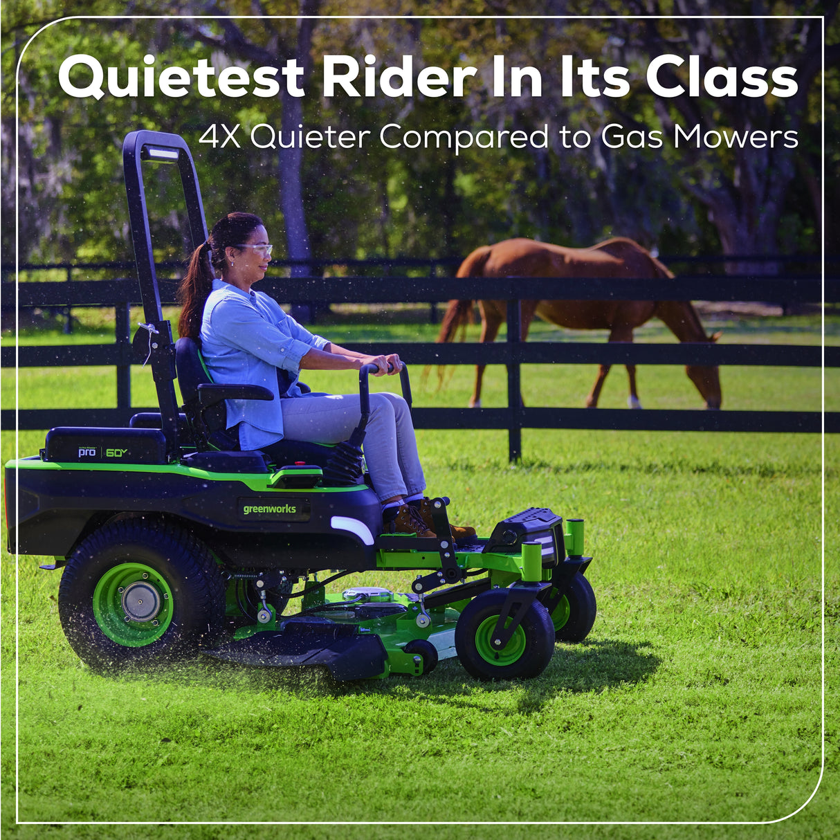 60V 60" MaximusZ Zero Turn Mower, (2) 20.0Ah, (4) 8.0Ah Batteries and 1.5 kW Charger Included