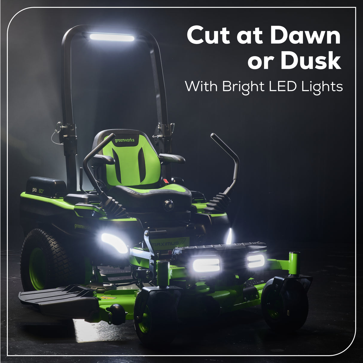 60V 60" MaximusZ Zero Turn Mower, (2) 20.0Ah, (4) 8.0Ah Batteries and 1.5 kW Charger Included