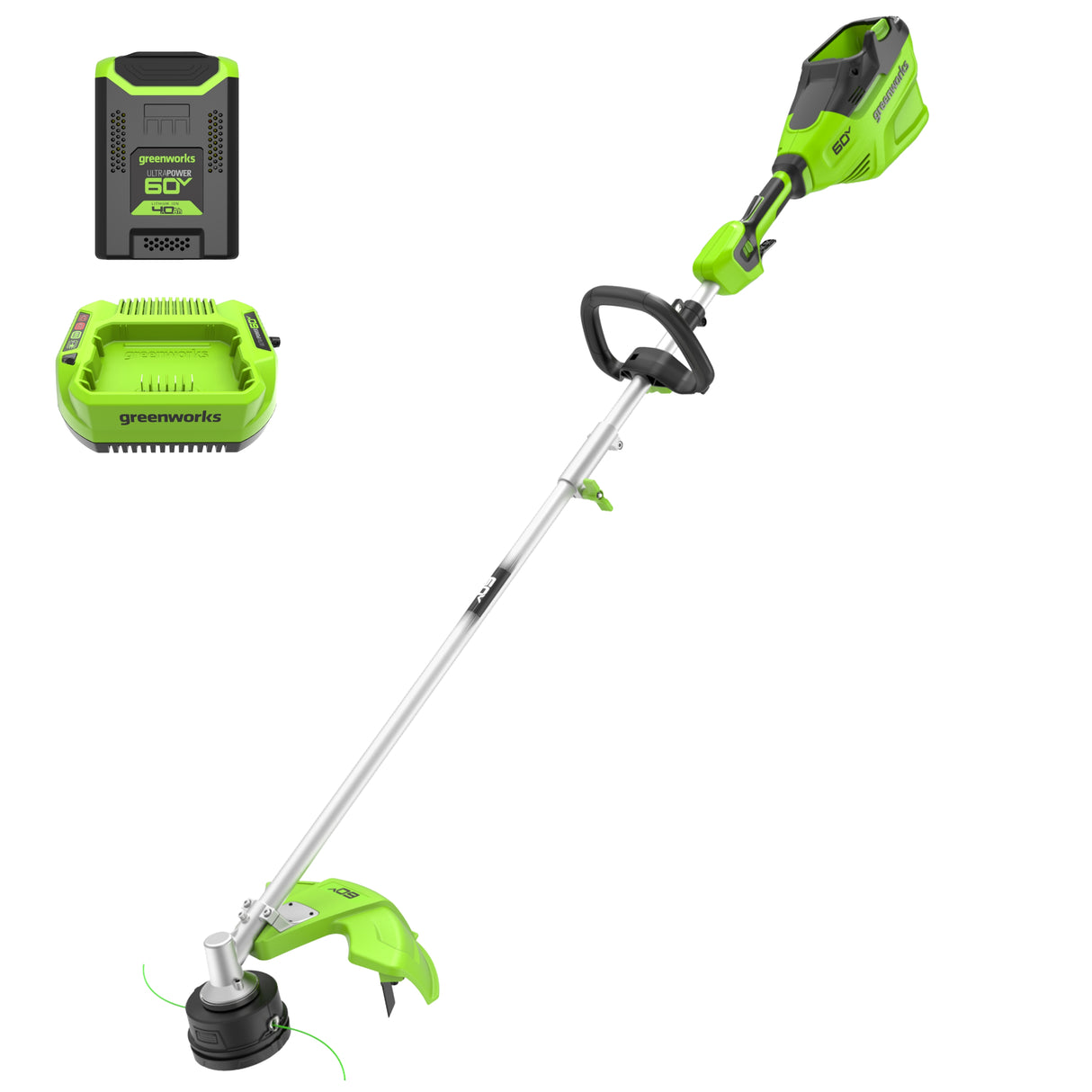 60V 16" Top Mount String Trimmer, (1) 4.0 Ah Battery & 3 Amp Charger Included
