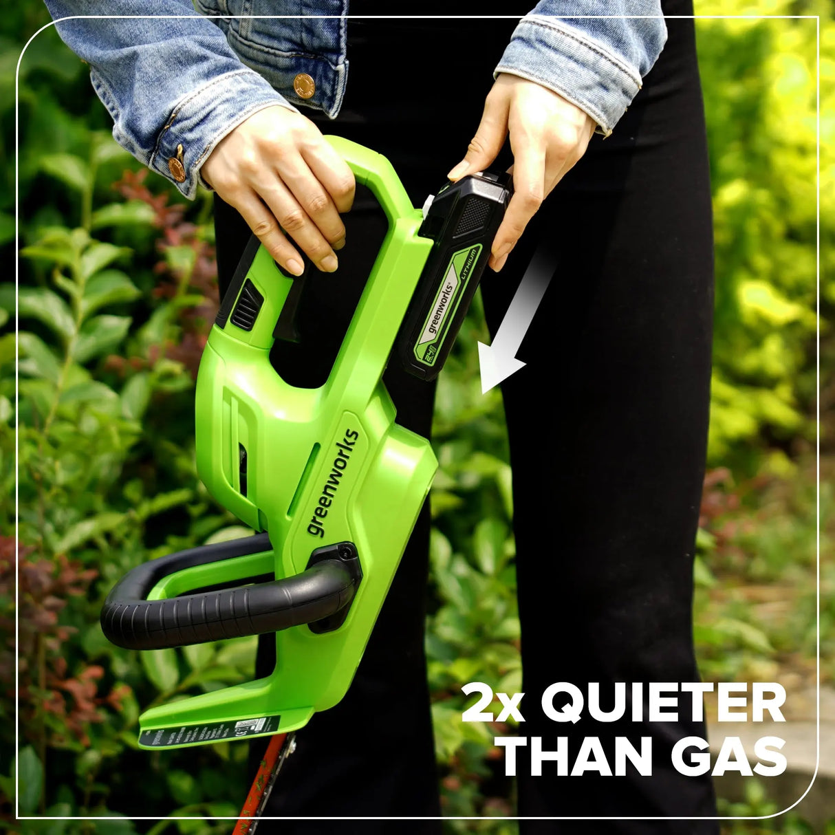 24V 22" Laser Cut Hedge Trimmer (Tool Only)