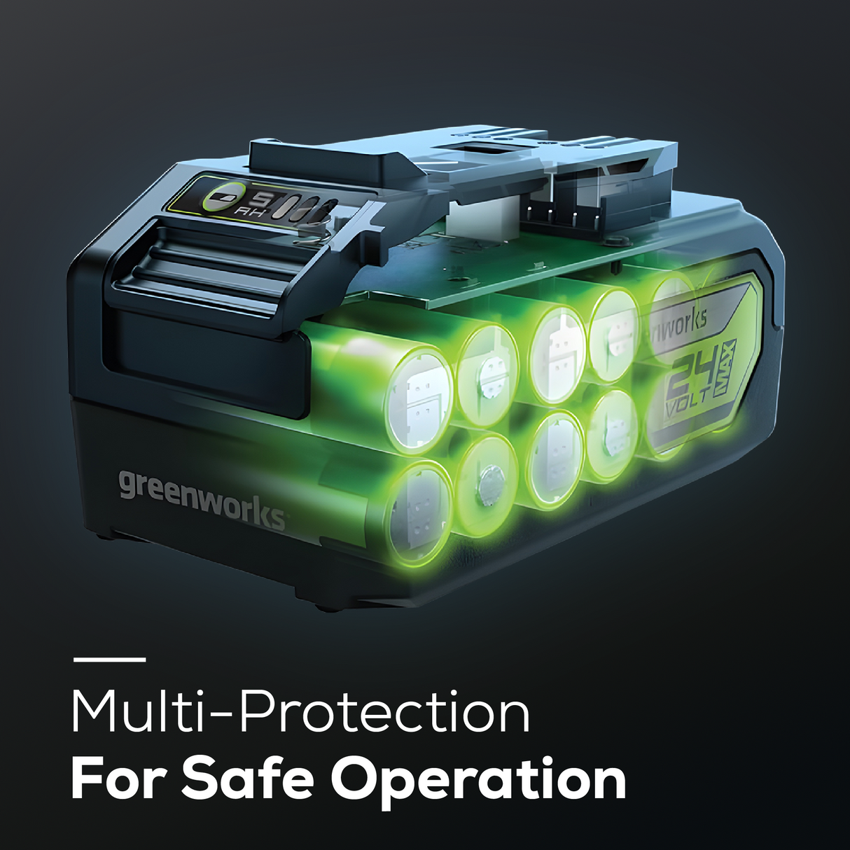 24V 5.0Ah Lithium-Ion USB Battery