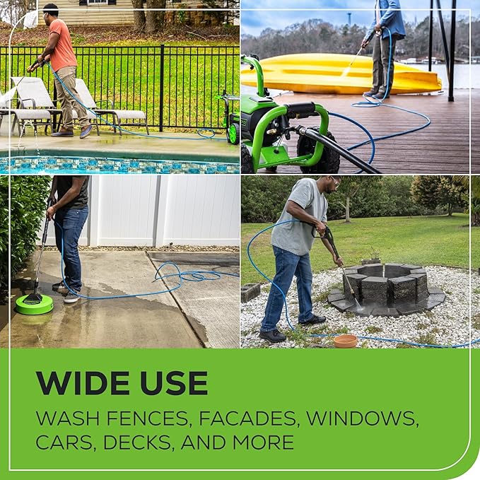 Boyau pour laveuses à pression en PVC Greenworks de 50 pieds