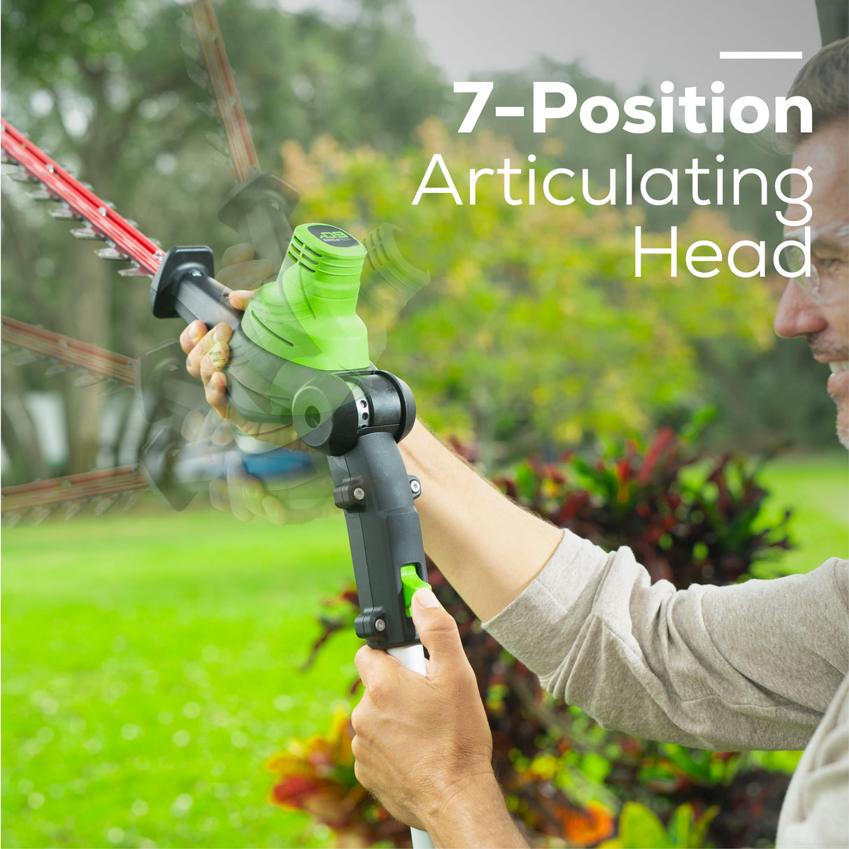 Taille-haie à perche 80 V, 20 pouces (Outil seulement)