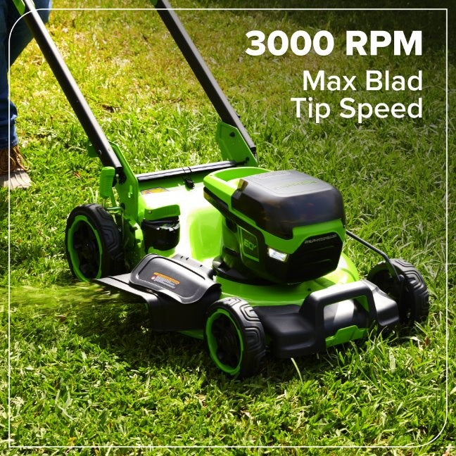 60V 22" Cordless Battery Self-Propelled Lawn Mower, 8.0Ah Battery & Charger Included