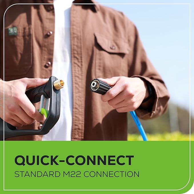 Boyau pour laveuses à pression en PVC Greenworks de 50 pieds