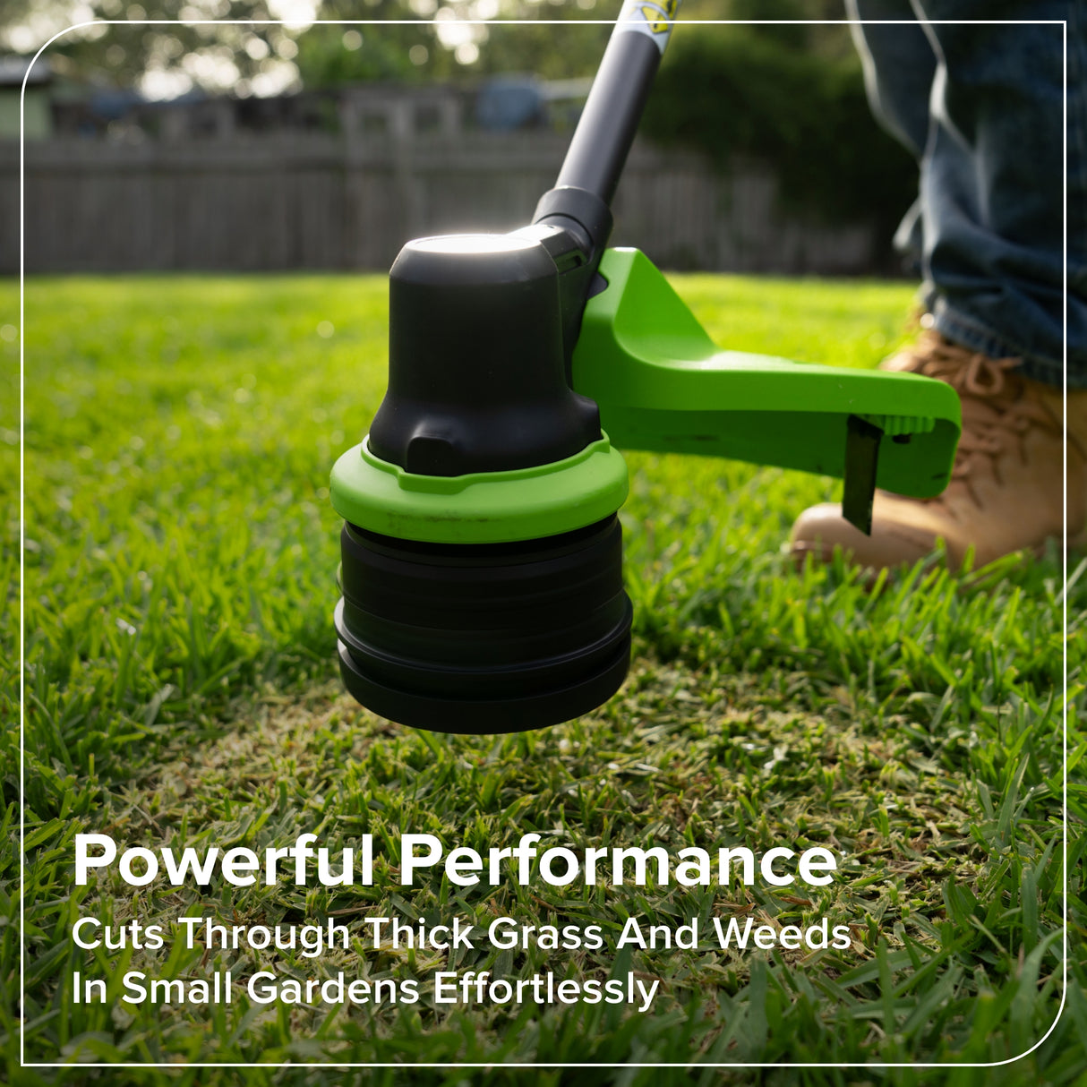 24V 15" Brushless String Trimmer, 6.0Ah Battery and 65W Type-C Charger with 3-FT Cable Included
