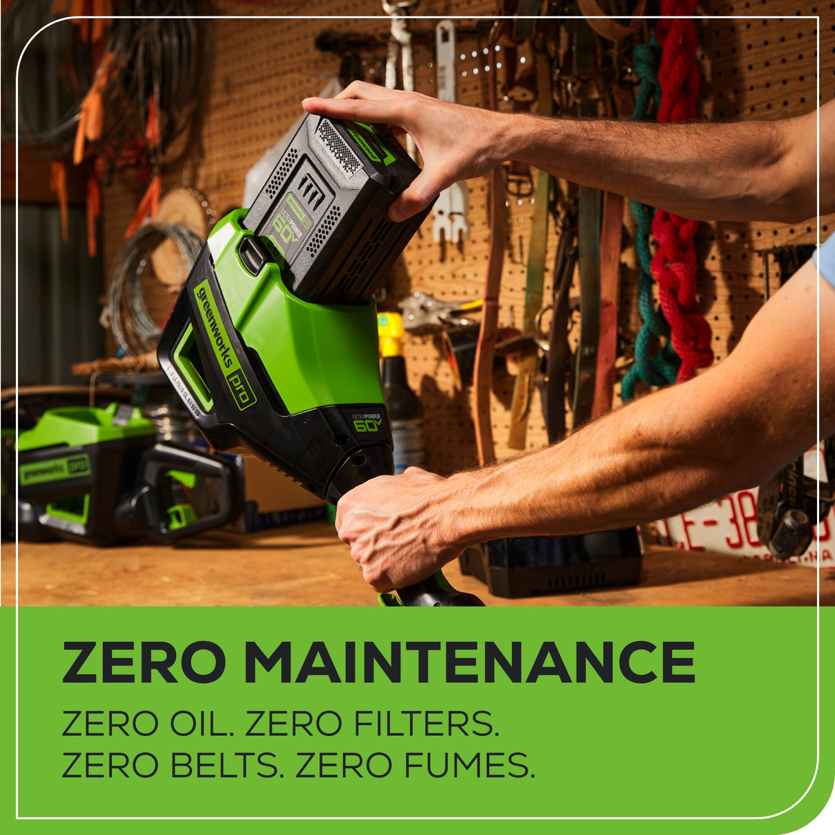 60V 8" Brushless Cordless Edger, 2.0Ah Battery and Charger Included