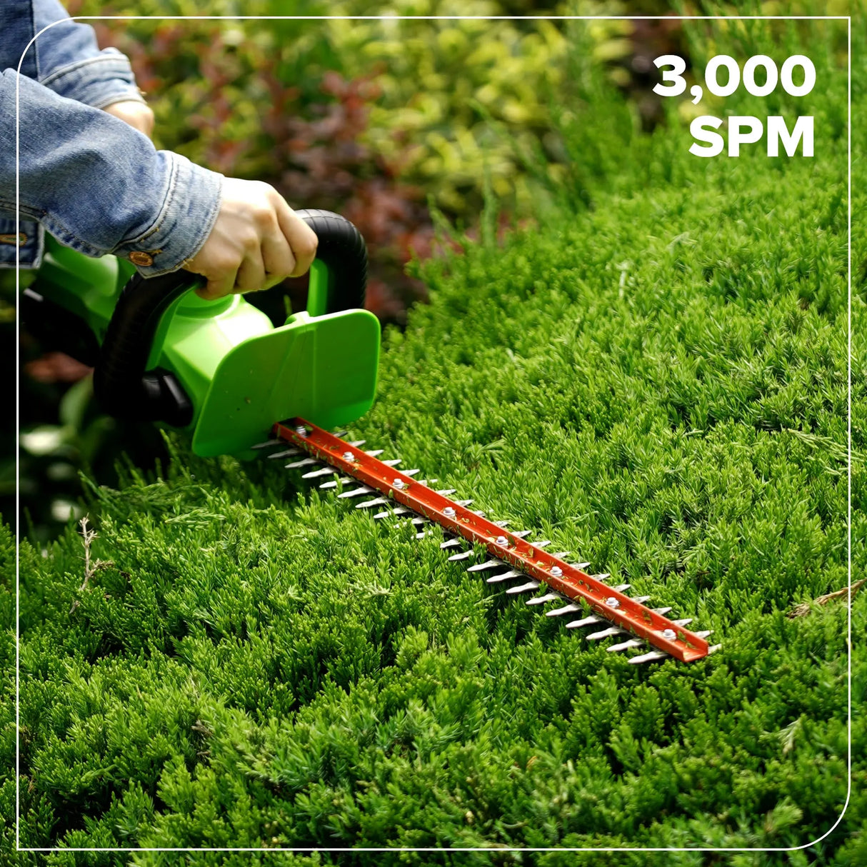 24V 22" Laser Cut Hedge Trimmer (Tool Only)