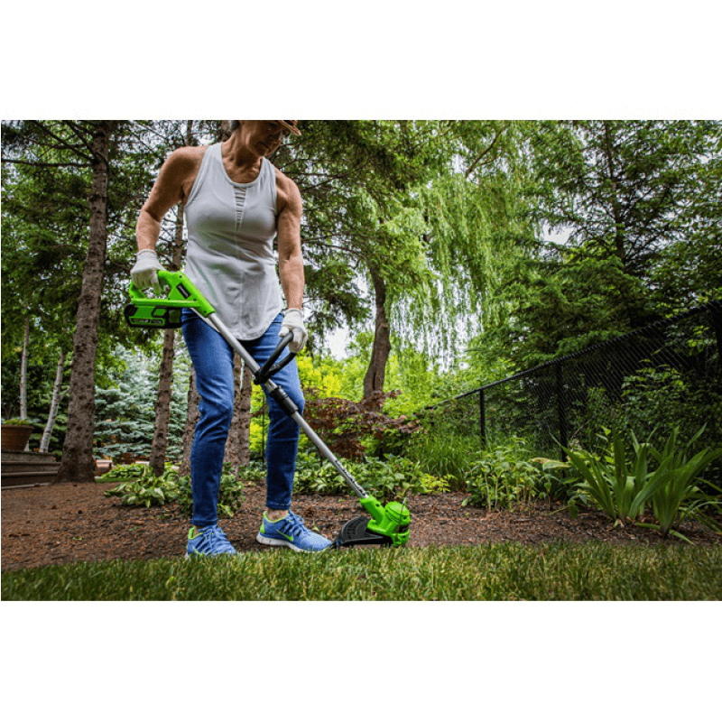 Ensemble 40 V de tondeuse 14 pouces et coupe-herbe 12 pouces, batterie 4,0 Ah et chargeur inclus