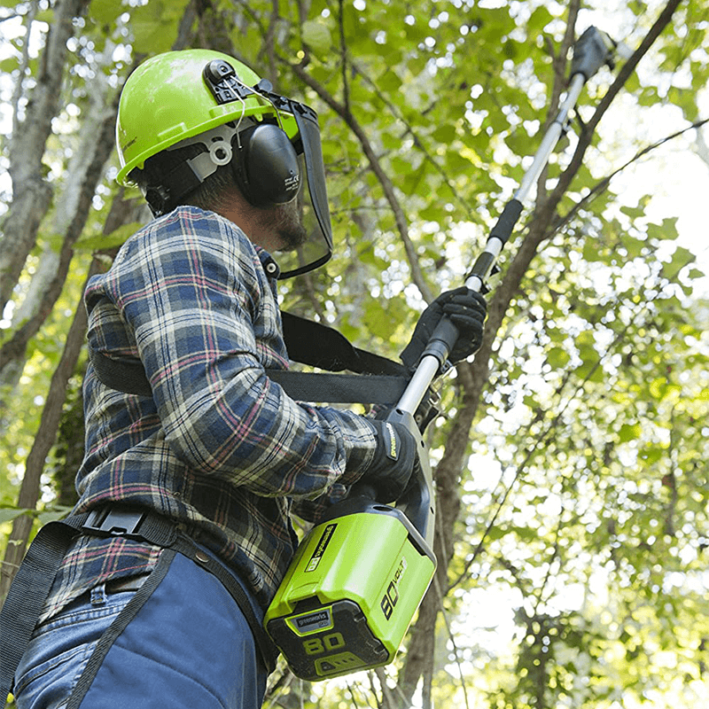 Scie à perche sans balais 80 V, 10 pouces (Outil seulement) avec harnais