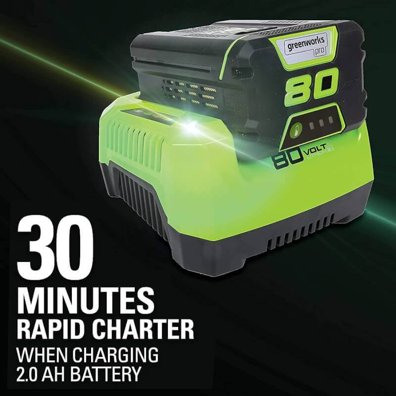 80V 21" Brushless Lawn Mower, 80V 16" Brushless String Trimmer & 80V Axial Blower Combo Kit, 2.0Ah Battery and Charger Included