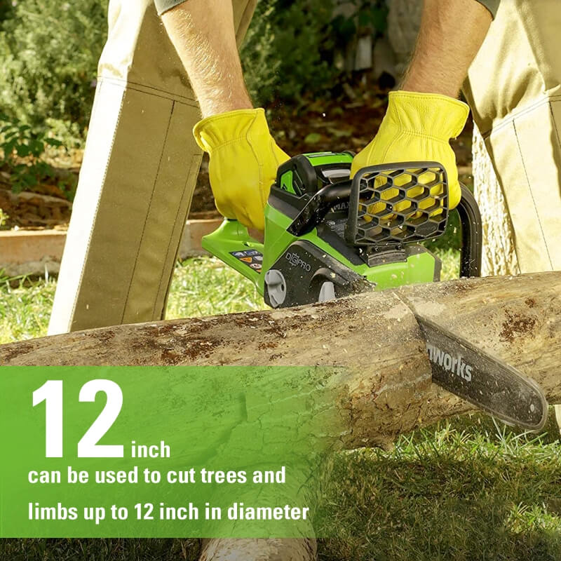 Scie à chaîne 40 V, 14 pouces, batterie 4,0 Ah et chargeur