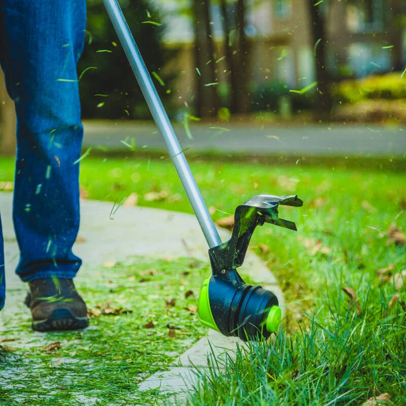 60V 13" String Trimmer & 60V 130 MPH - 610 CFM Jet Blower Combo Kit, 2.5Ah Battery and Charger Included