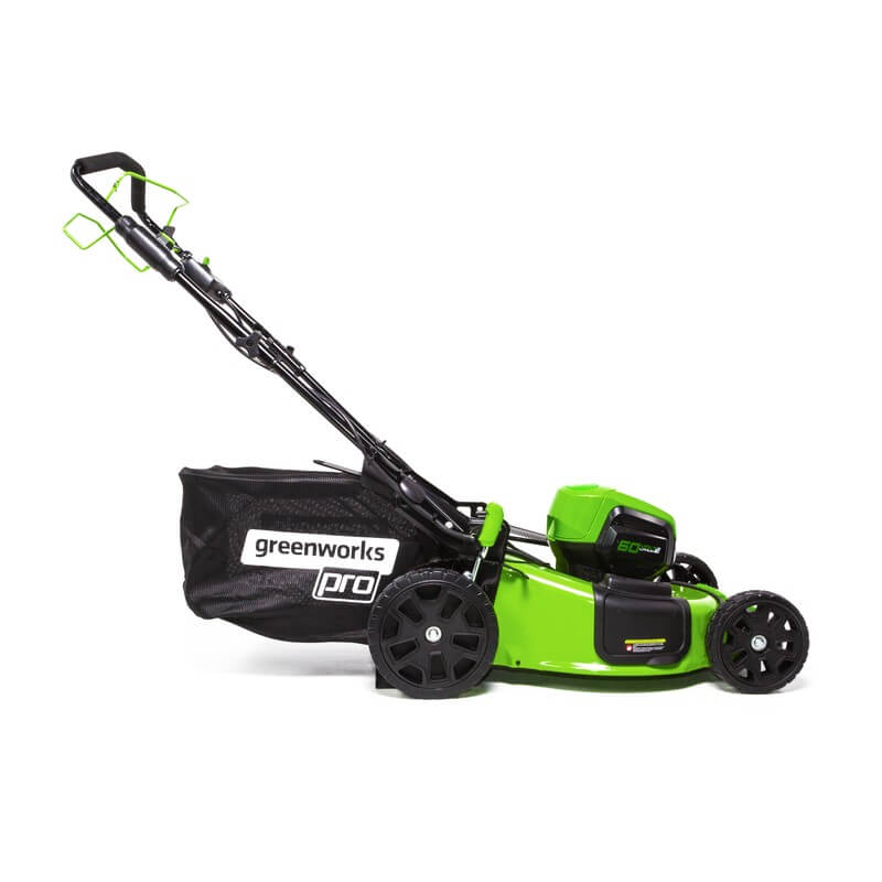 60V 21 Brushless Self-Propelled Lawn Mower, 5.0Ah Battery and Charger – Greenworks  Tools Canada Inc.