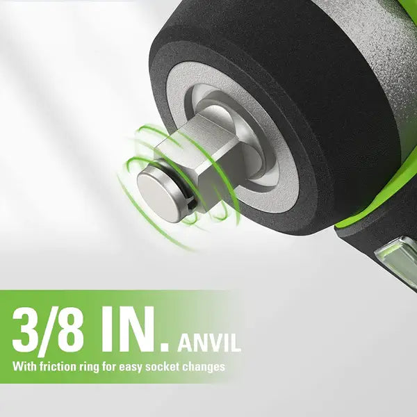 24V 3/8" Impact Wrench, 2.0Ah Battery and Charger Included