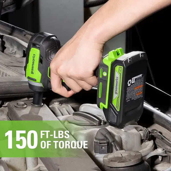 24V 3/8" Impact Wrench, 2.0Ah Battery and Charger Included