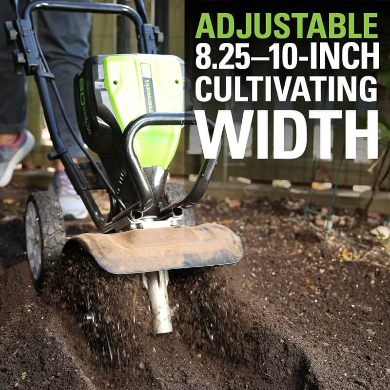 80V 10" Cultivator, 2.0Ah Battery and Charger Included (Costco Exclusive)