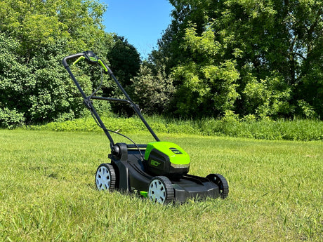 electric self propelled lawn mower
