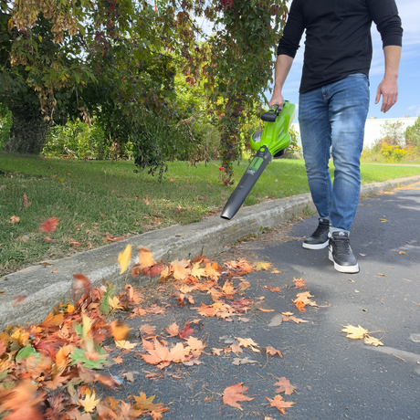 battery leaf blower vs gas