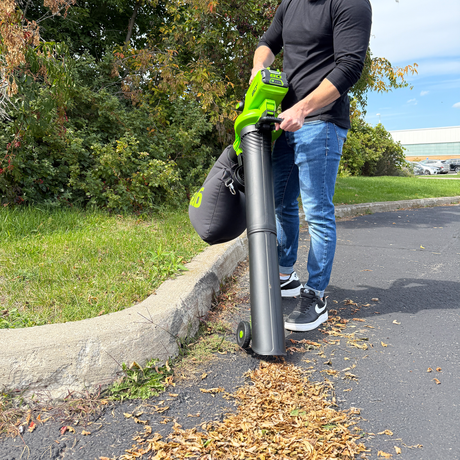 leaf blower uses