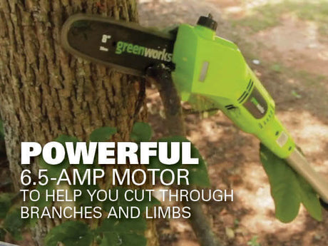 Greenworks 6.5 Amp 8" Corded Pole Saw