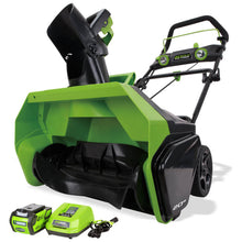 Load image into Gallery viewer, 40V 20&quot; Brushless Snow Thrower, 4.0Ah Battery and Charger Included
