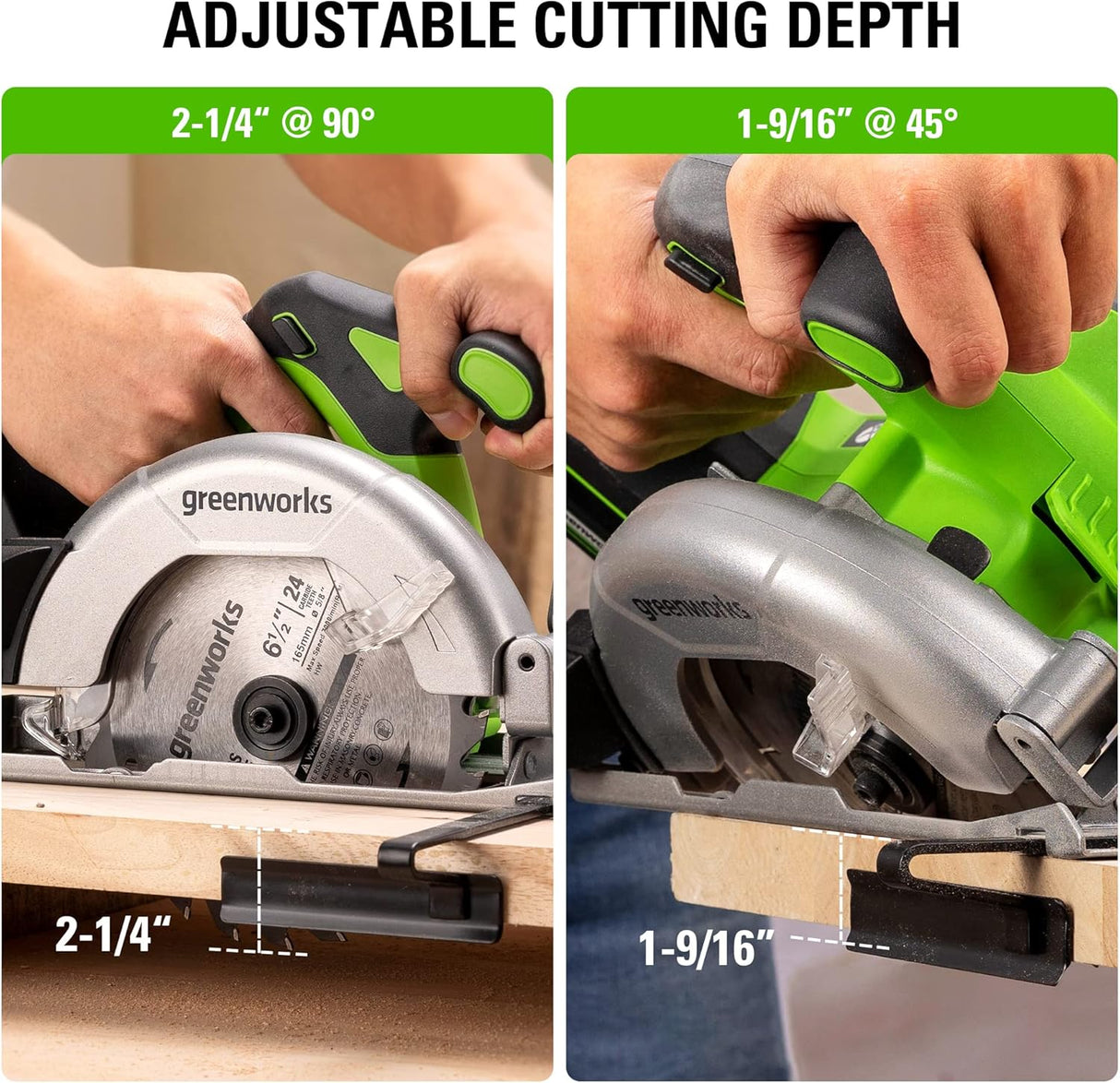24V Brushless  6- 1/2'' Circular Saw (Tool Only)