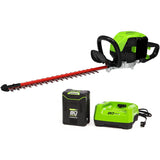 80V 26" Brushless Hedge Trimmer, 2.0Ah Battery and Charger Included - GHT80321