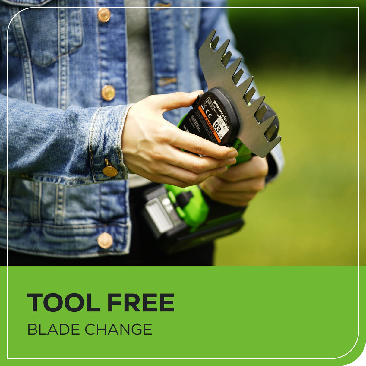 24V Shear Shrubber, 1.5Ah USB Battery and Charger Included