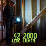Lampe de travail à LED 24 V CA/CC 2 000 lumens (outil uniquement)