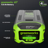 60V 4.0Ah Lithium-Ion Battery