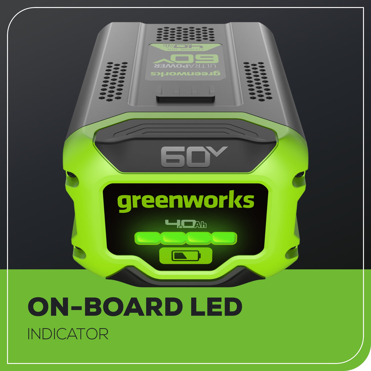 60V 4.0Ah Lithium-Ion Battery