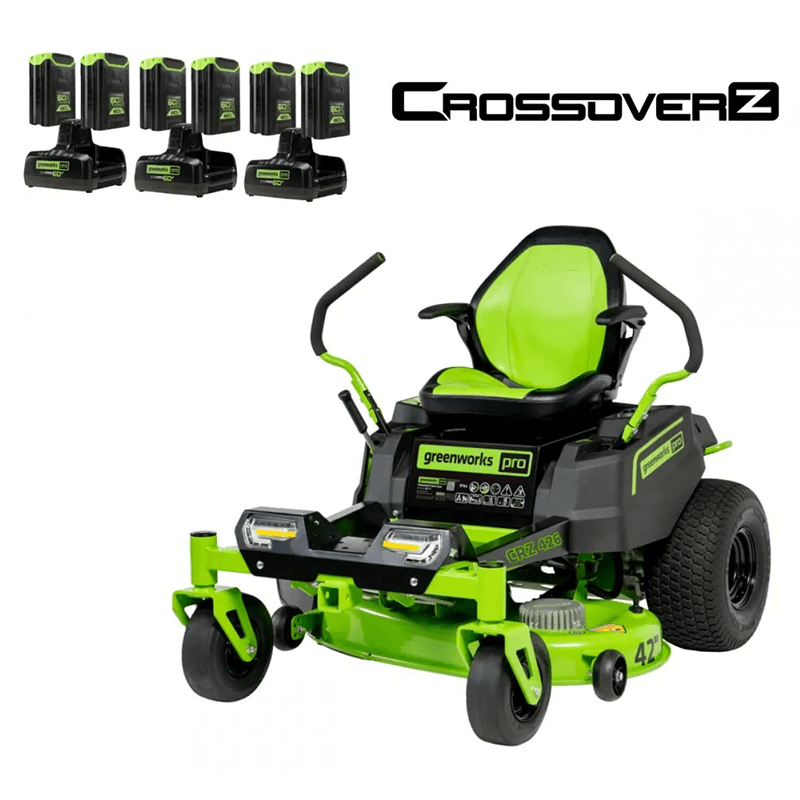 Greenworks CrossoverZ Zero Turn Mower - Thumbnail 3