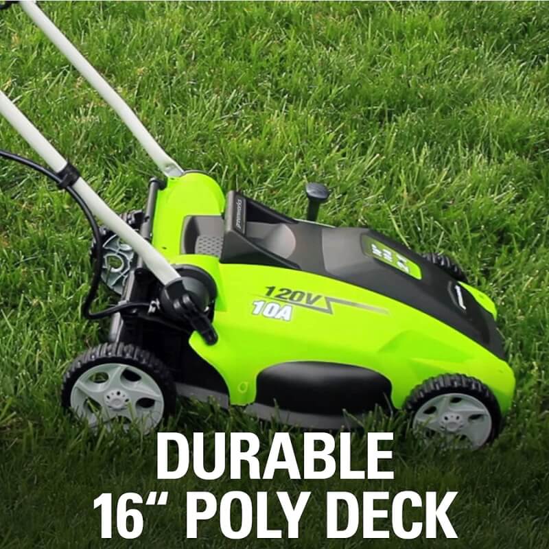 Greenworks 10 Amp 16-Inch Corded Lawn Mower
