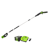 80V Cordless 10" Brushless Pole Saw, 2.0Ah Battery & Charger