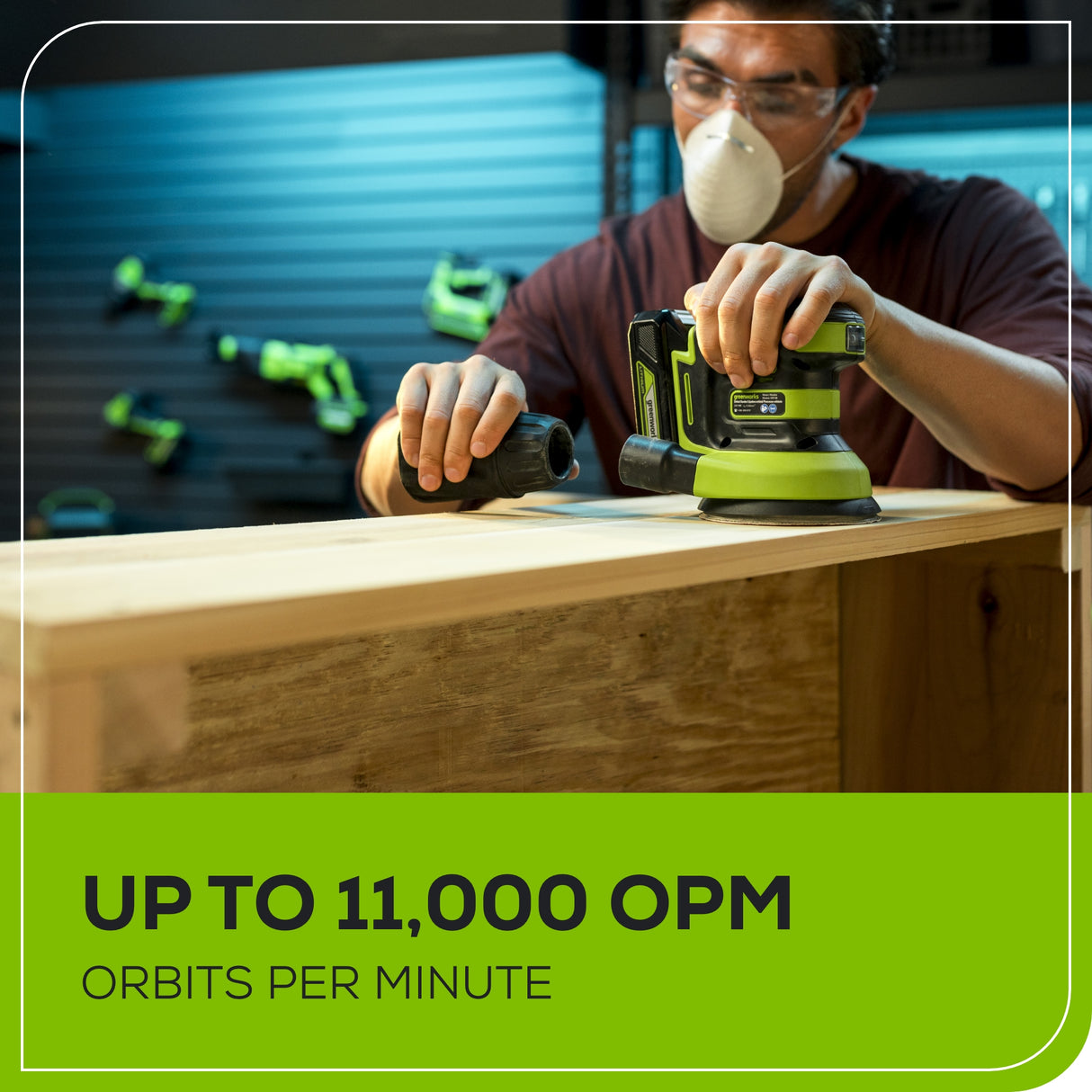 24V 5" Orbital Sander (Tool Only)