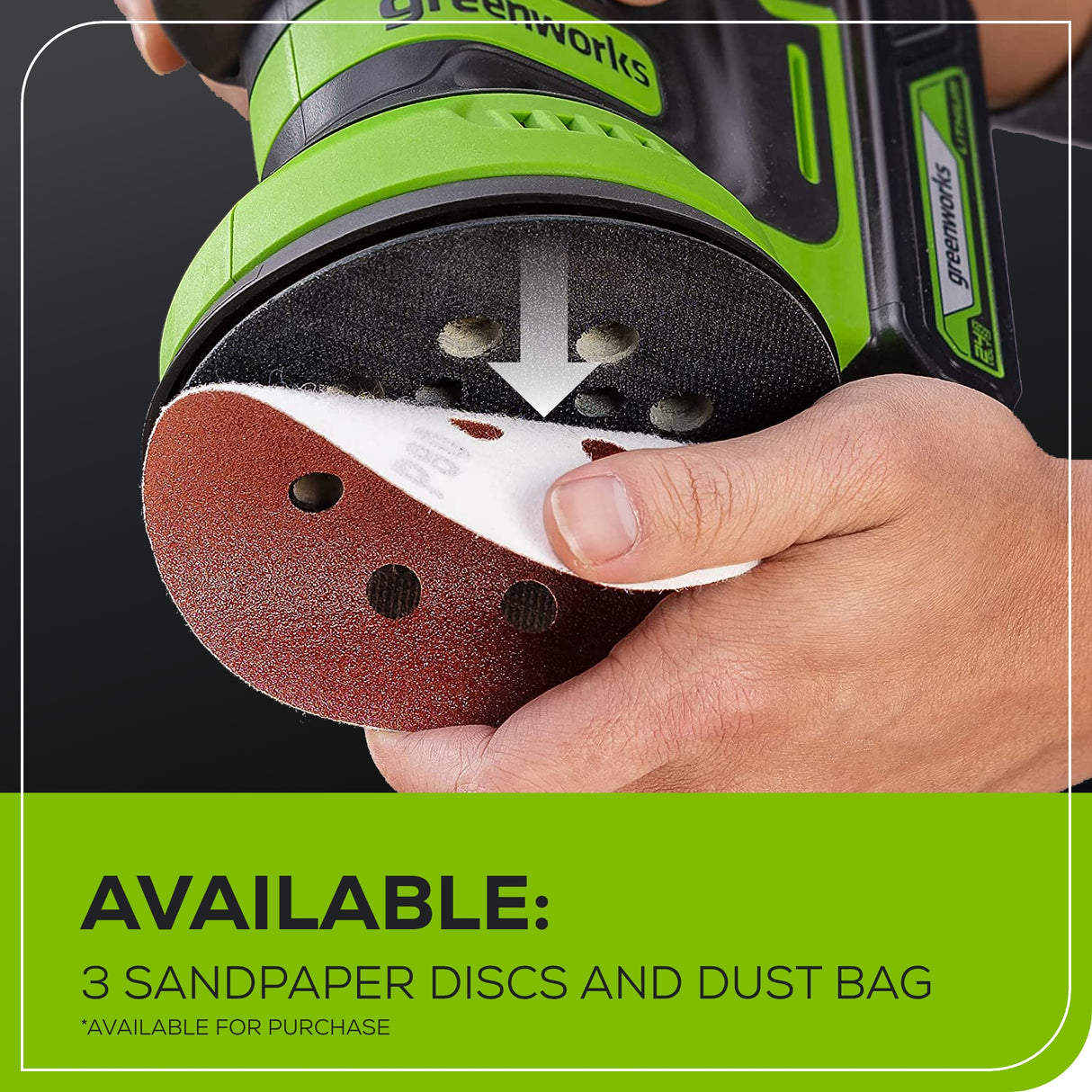 24V 5" Orbital Sander (Tool Only)