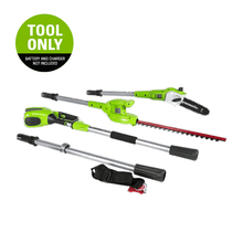 Load image into Gallery viewer, 40V 8&quot; Pole Saw with Hedge Trimmer Attachment (Tool Only)
