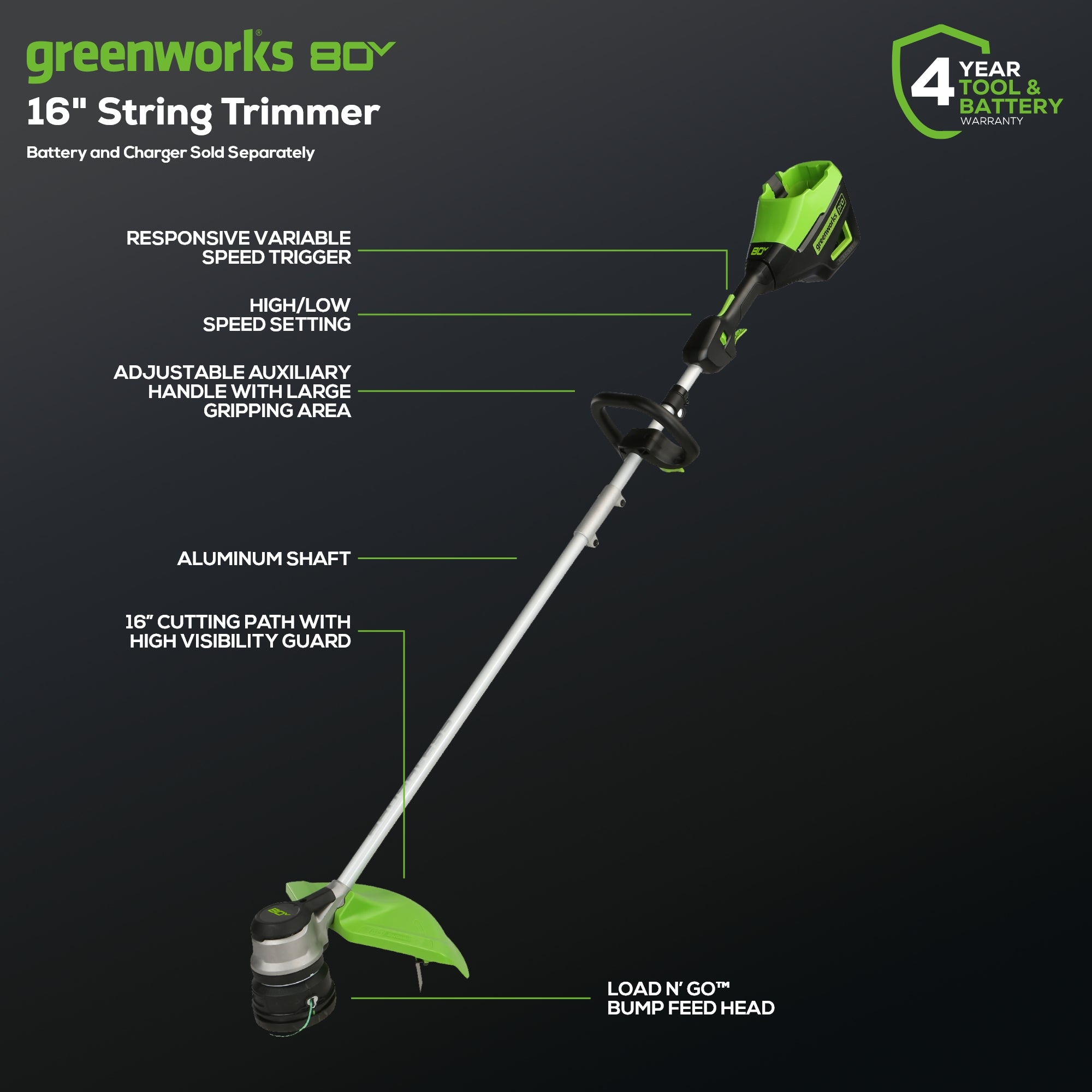 80V Grass Trimmer - 14