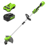 24V 13" Cordless Battery String Trimmer,  4.0Ah Battery and Charger Included